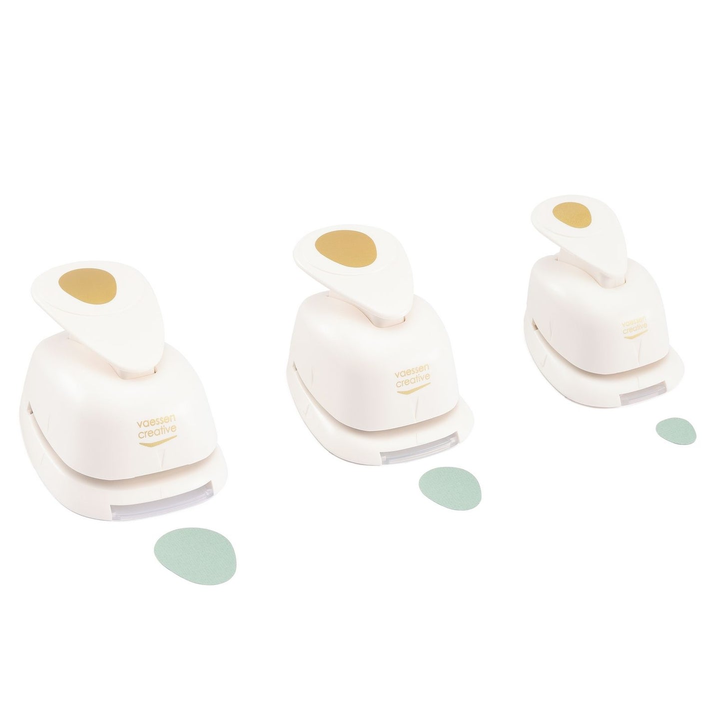 Vaessen creative • figuurpons set eieren 3st.