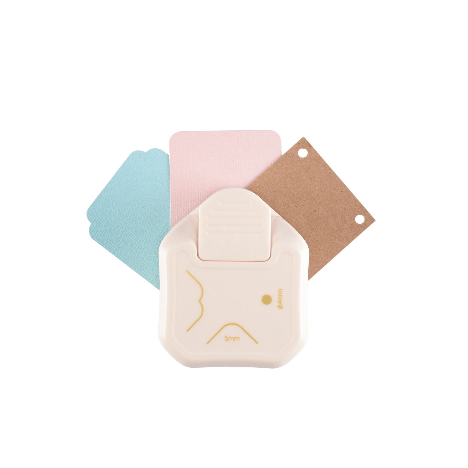 Vaessen creative • 3-in-1 hoekpons vintage labels small