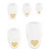 Vaessen creative • figuurpons set hartjes 5st