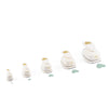 Vaessen creative • figuurpons set hartjes 5st