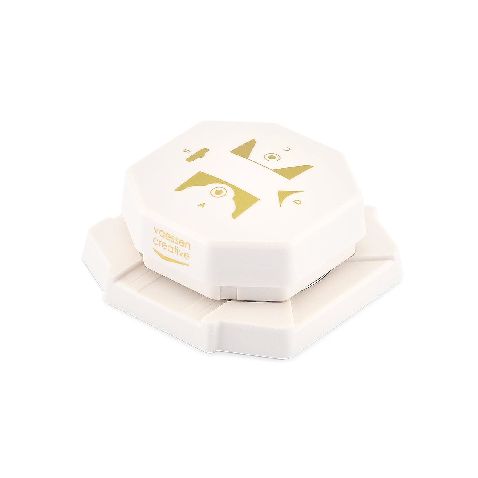 Vaessen creative • 4-in-1 hoekpons klassieke labels