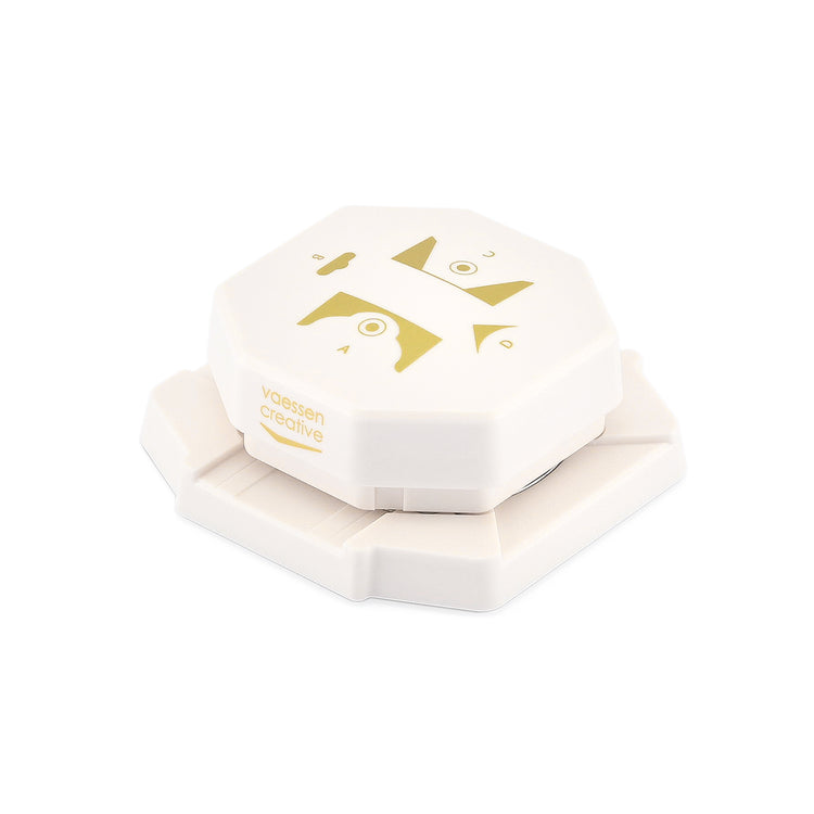 Vaessen creative • 4-in-1 hoekpons klassieke labels