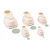 Vaessen creative • figuurpons set cirkels 5st.