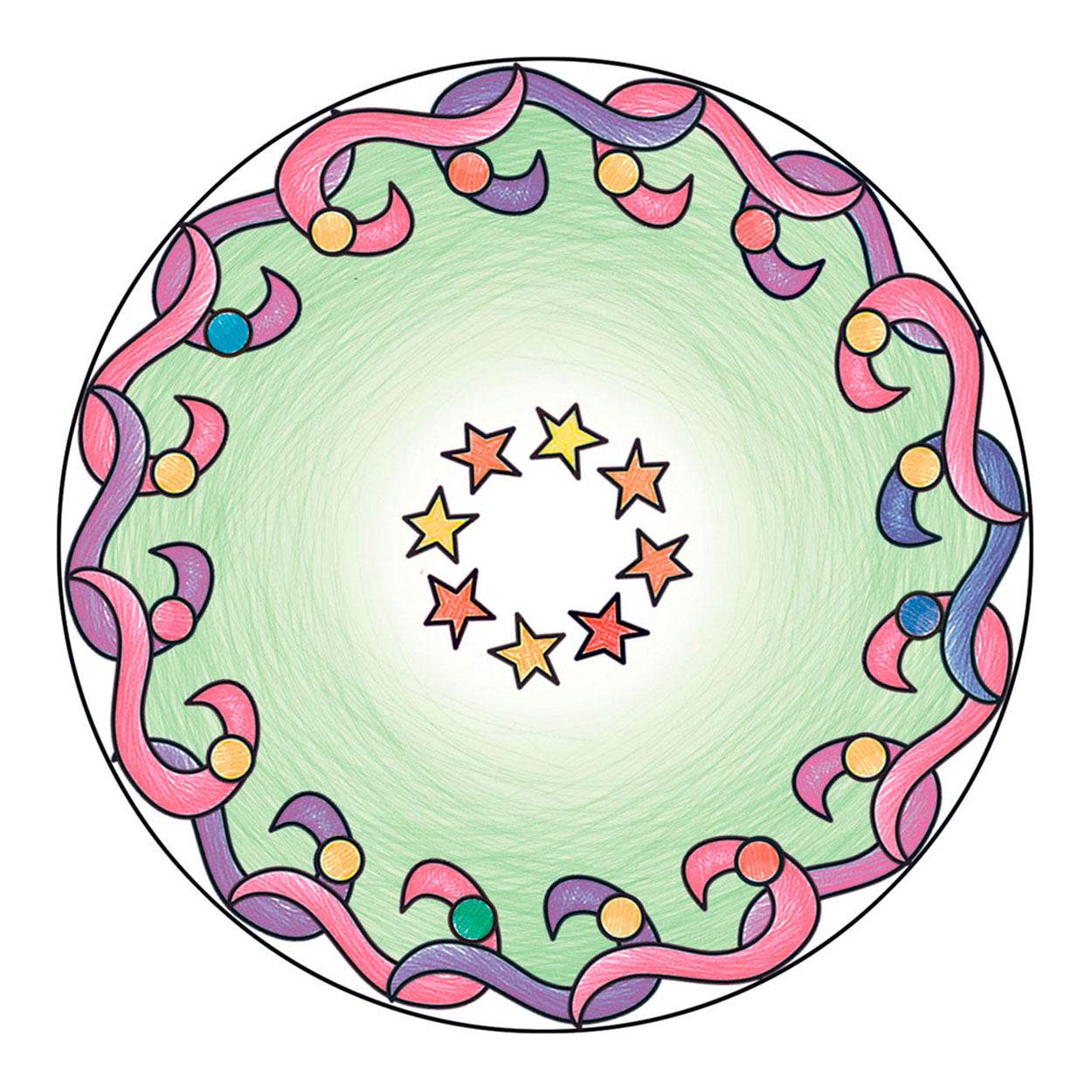 Mandala-designer ravensburger mini - paarden