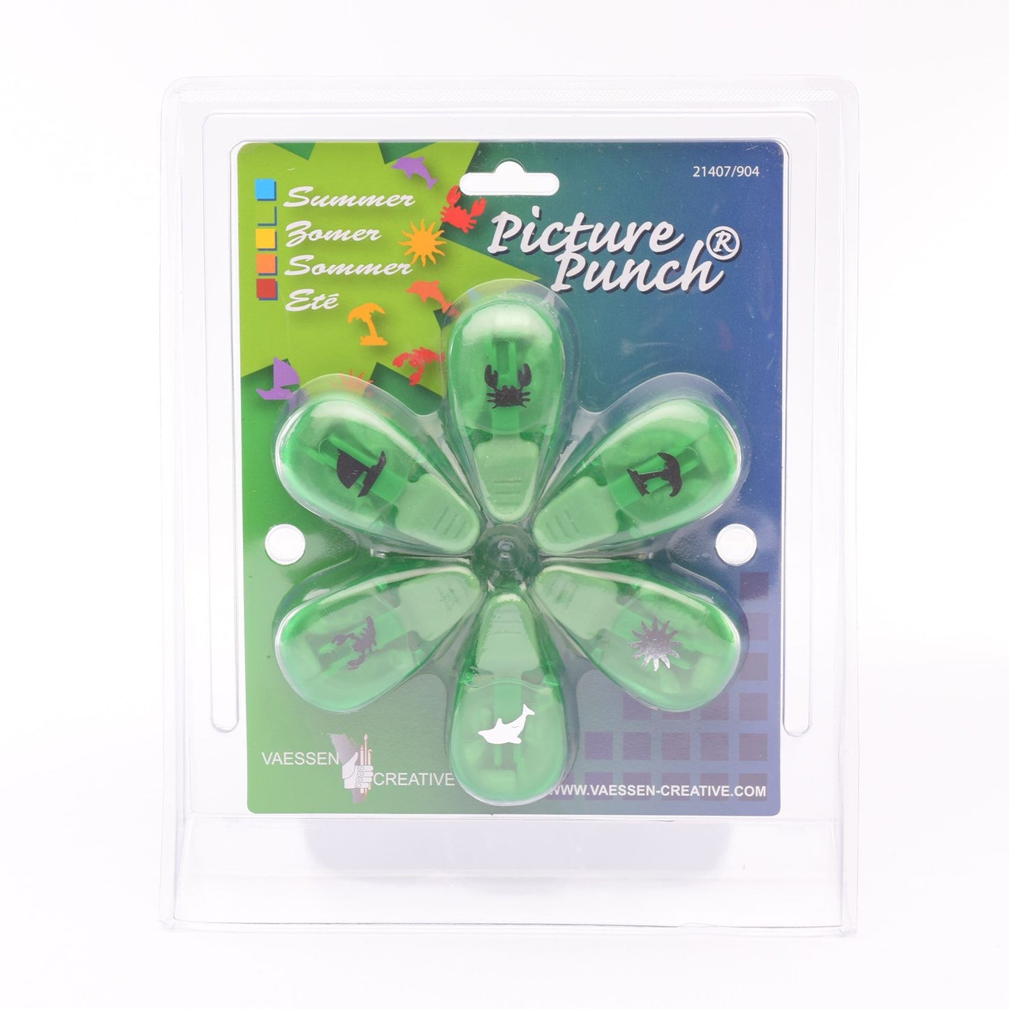Vaessen creative • figuurpons set zomer 6st.