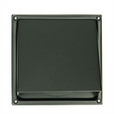 Renson 1066436 - zwart inox dampkaprooster type 641 ø100mm, opbouw | 2 stuks - afbeelding 1