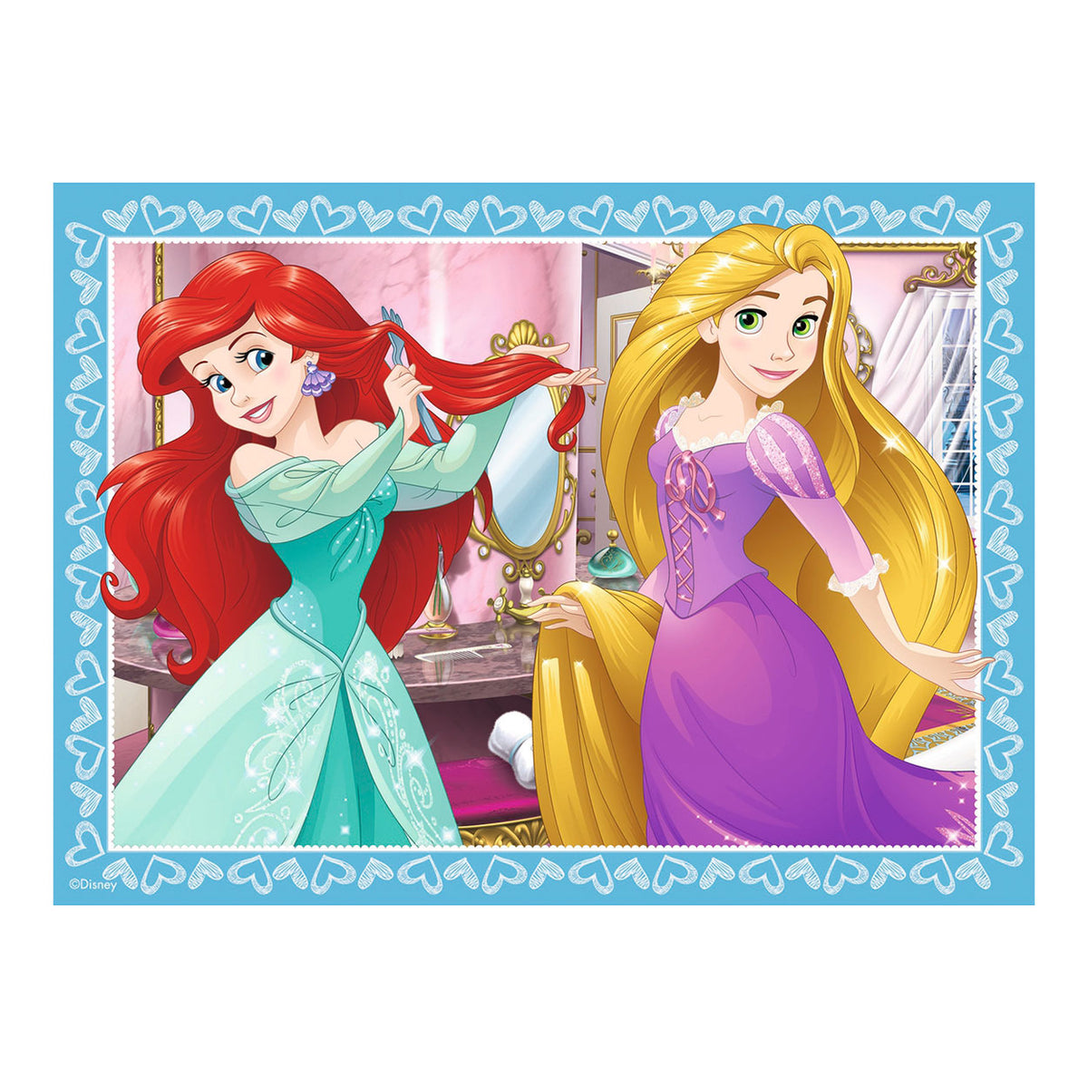 Ravensburger disney princess puzzel, 4in1