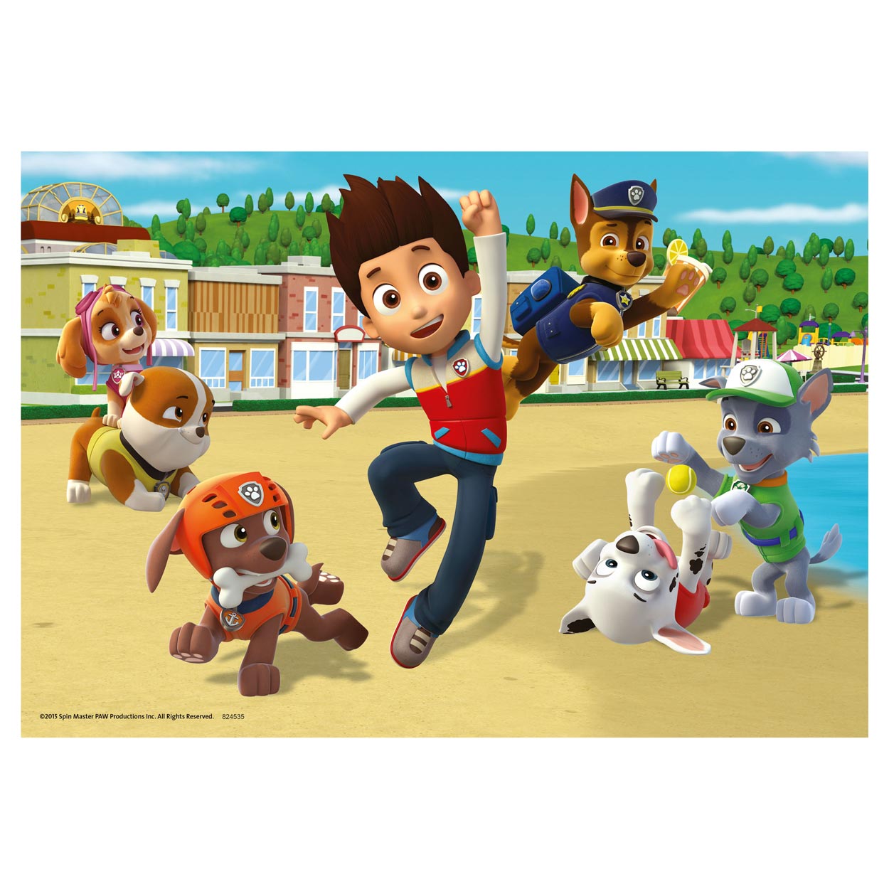 Ravensburger paw patrol dappere honden puzzel 2x24 stukjes