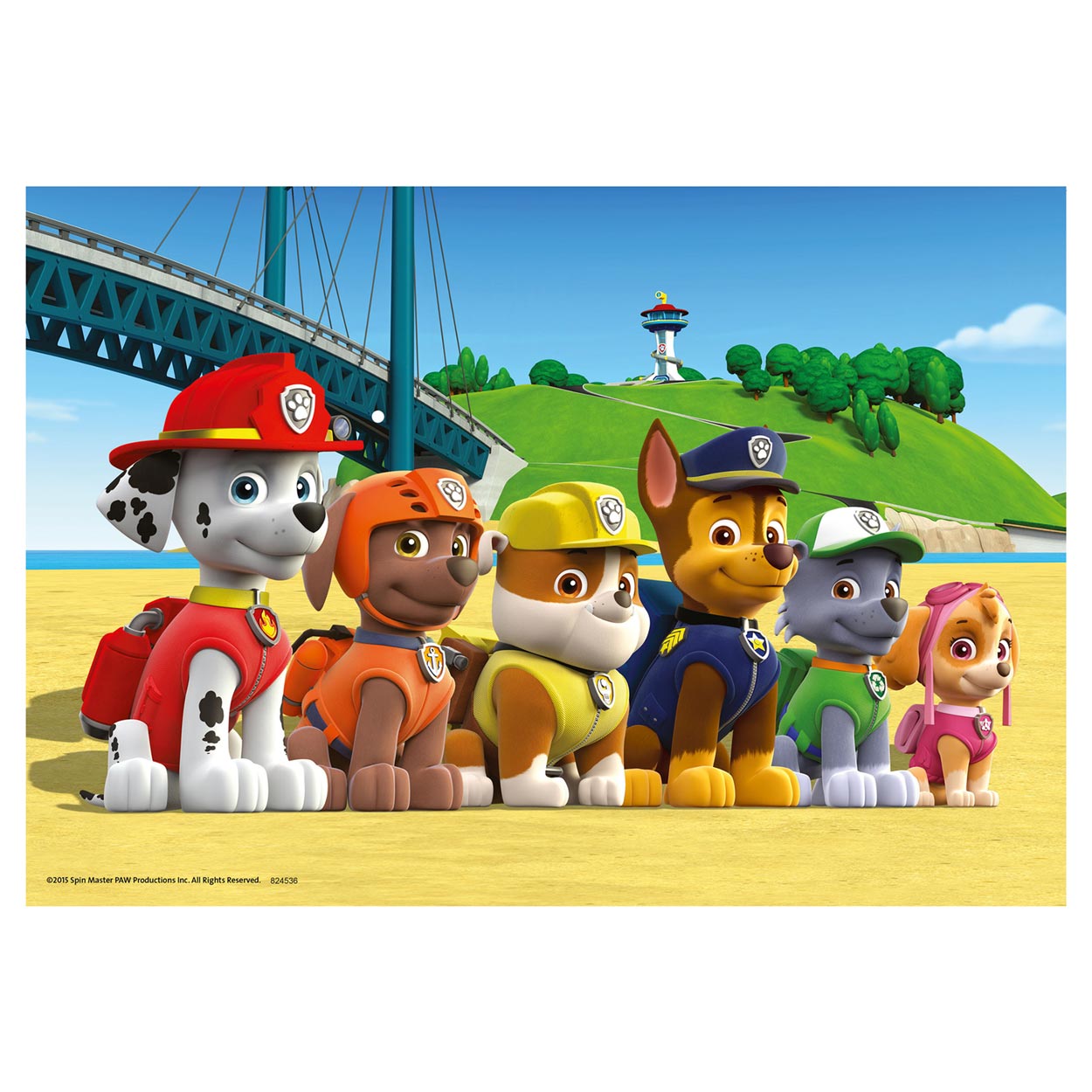 Ravensburger paw patrol dappere honden puzzel 2x24 stukjes