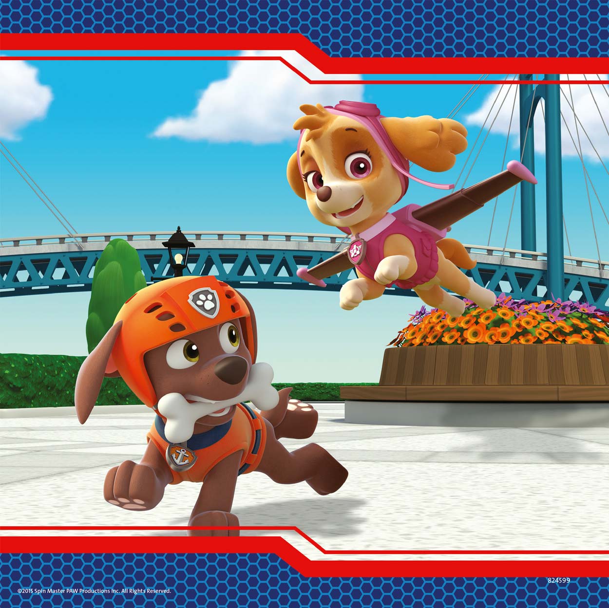 Ravensburger puzzel paw patrol: helden met vacht - 3x49 stukjes - kinderpuzzel