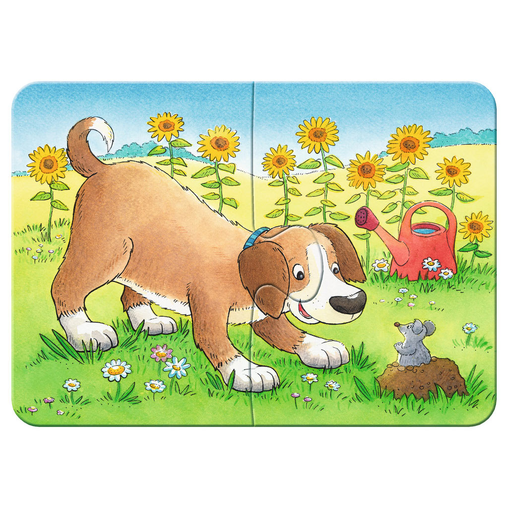 Ravensburger - Schattige Huisdieren Puzzel 4in1