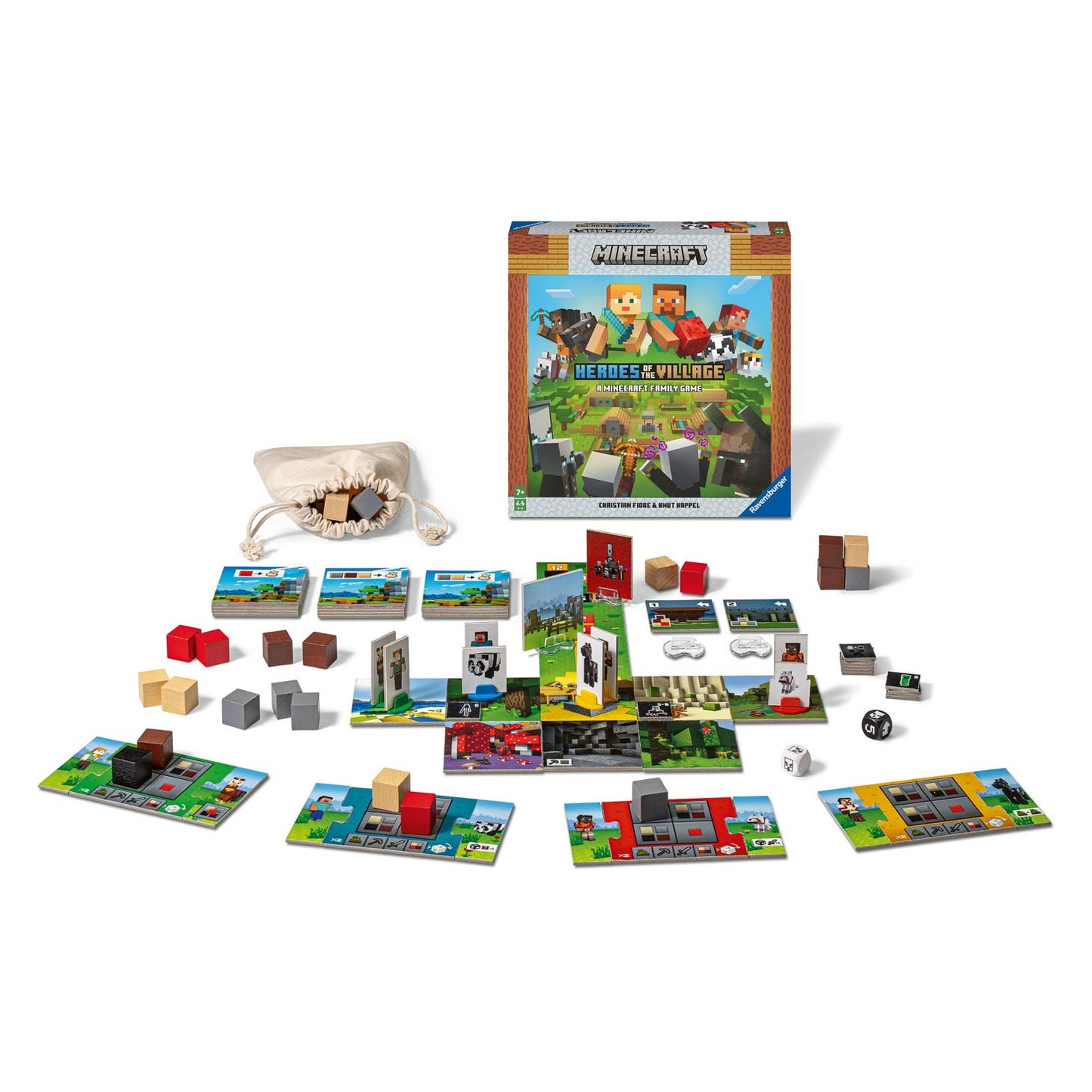 Ravensburger Minecraft Junior Heroes of the Village Bordspel