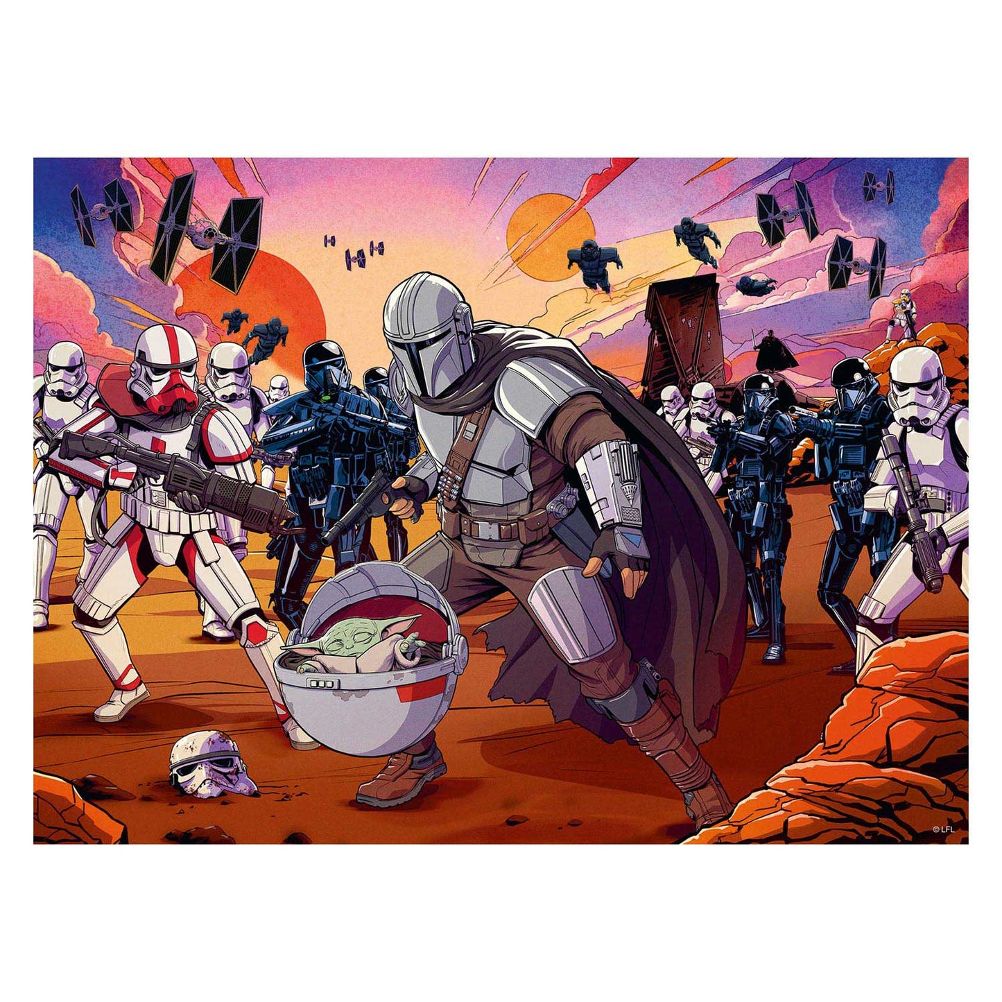 Ravensburger - The Mandalorian - De Krachtmeting Legpuzzel 200 stuks