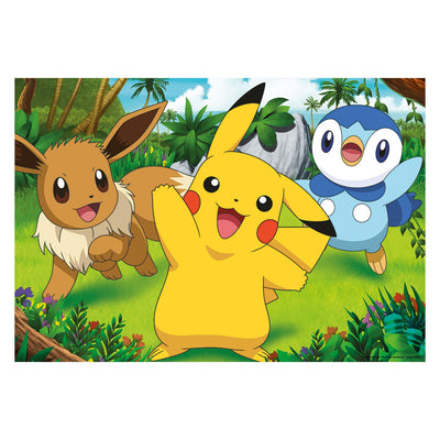 Ravensburger puzzel - pikachu en zijn vrienden, 2x24st.