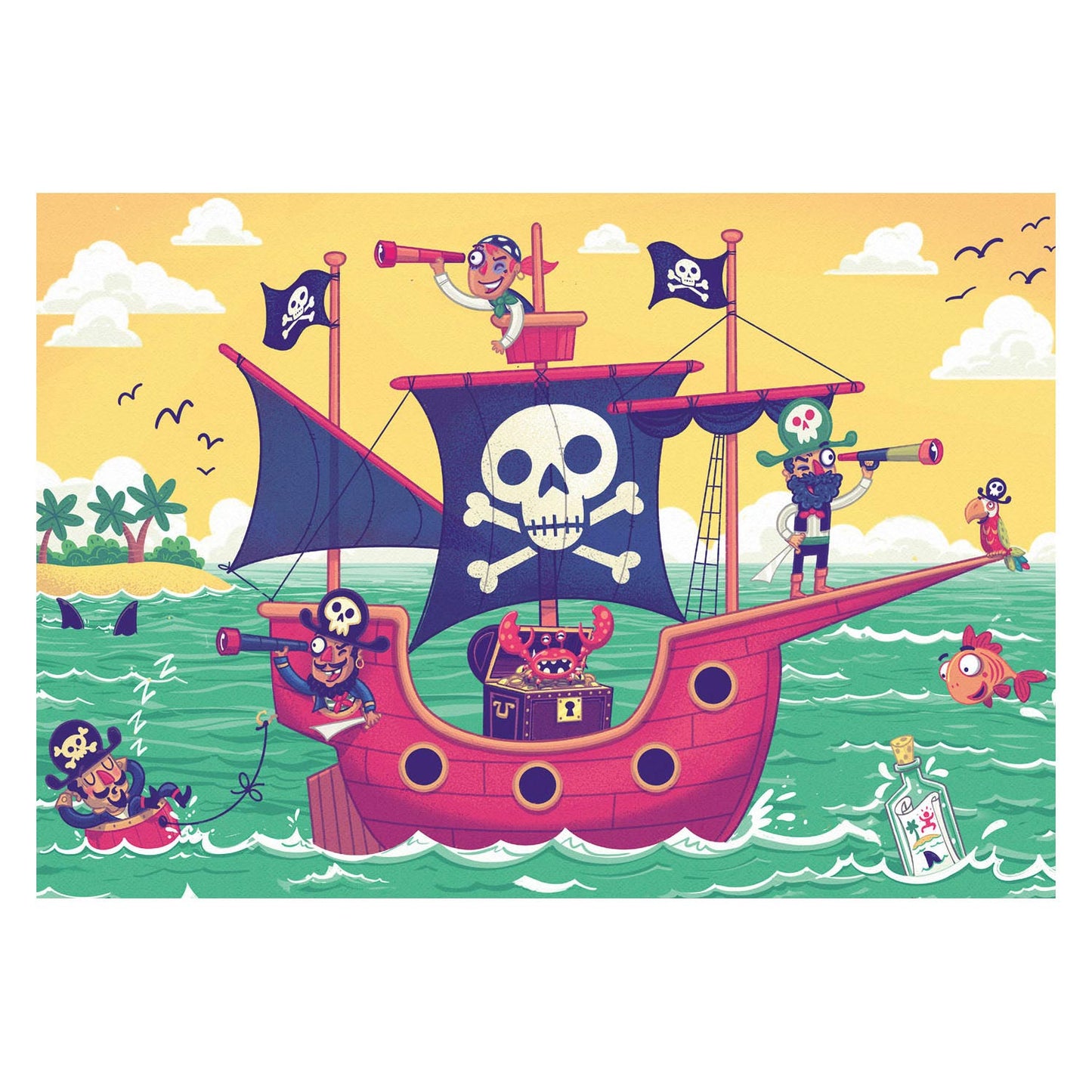 Ravensburger puzzle play - land in zicht, 2x24st.