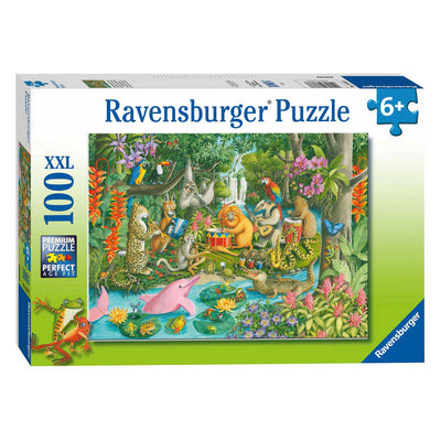 Ravensburger - Puzzel Het Jungle-orkest 100st. XXL