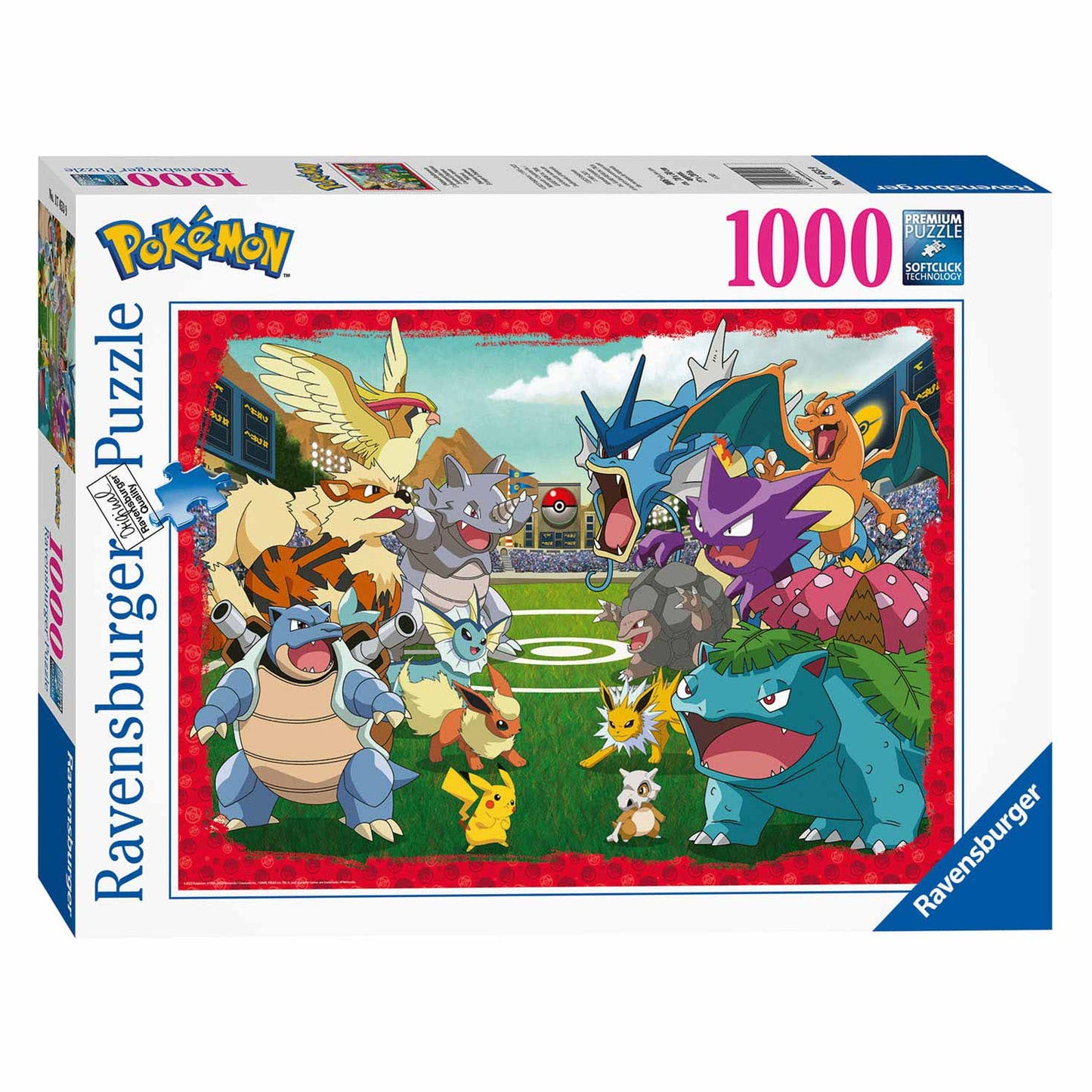 Ravensburger Puzzel Confrontatie tussen Pokemon, 1000st.