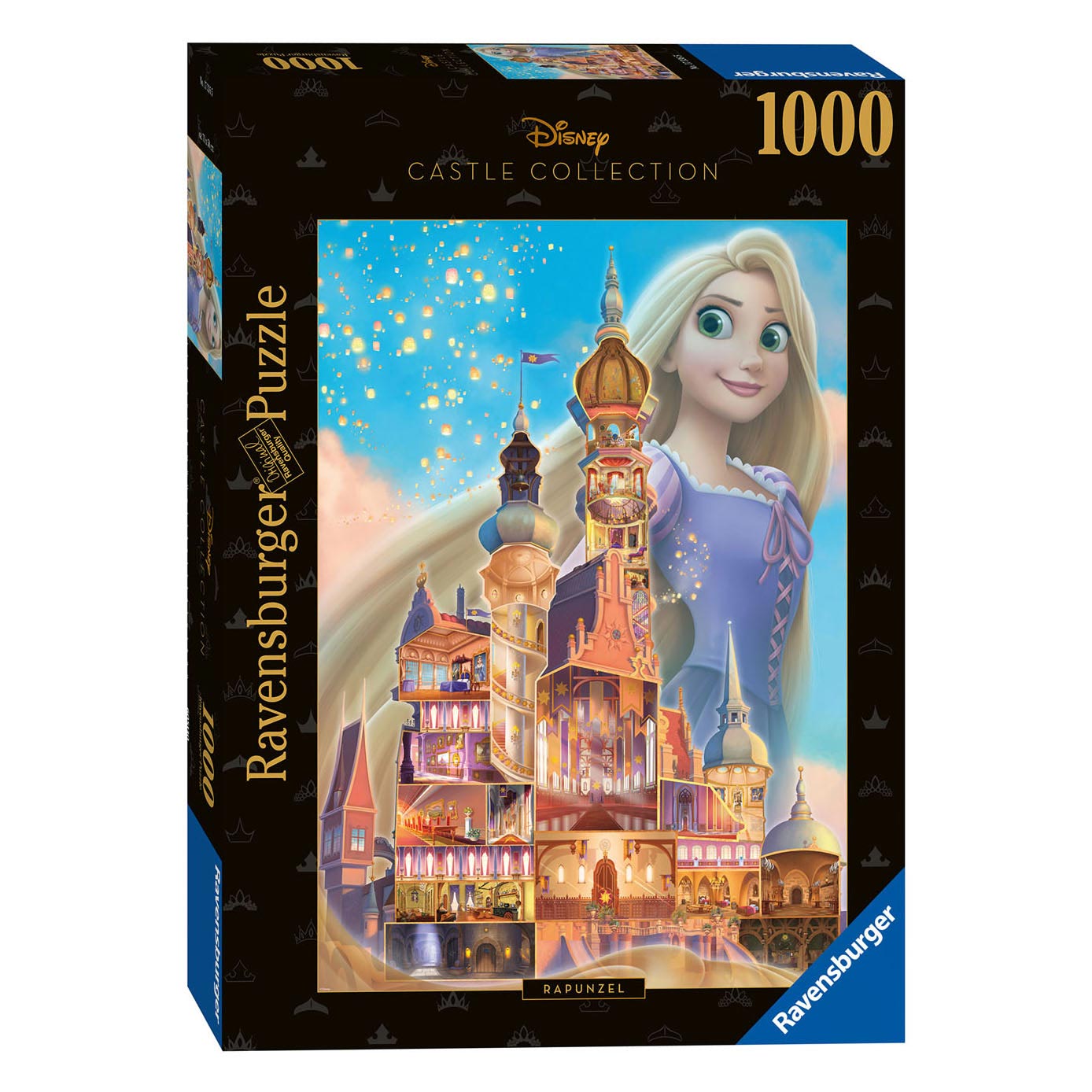 Ravensburger Puzzel Disney Castles - Rapunzel, 1000st.