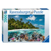 Ravensburger puzzel een duik op de malediven, 2000st.