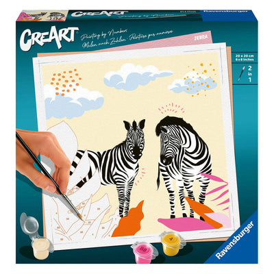 Ravensburger Schilderen op Nummer Zebra