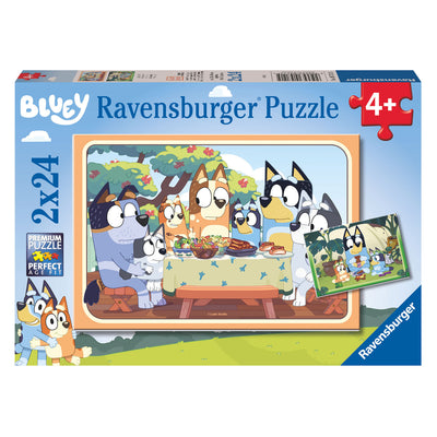 Ravensburger - Bluey Legpuzzel 2x24 stuks