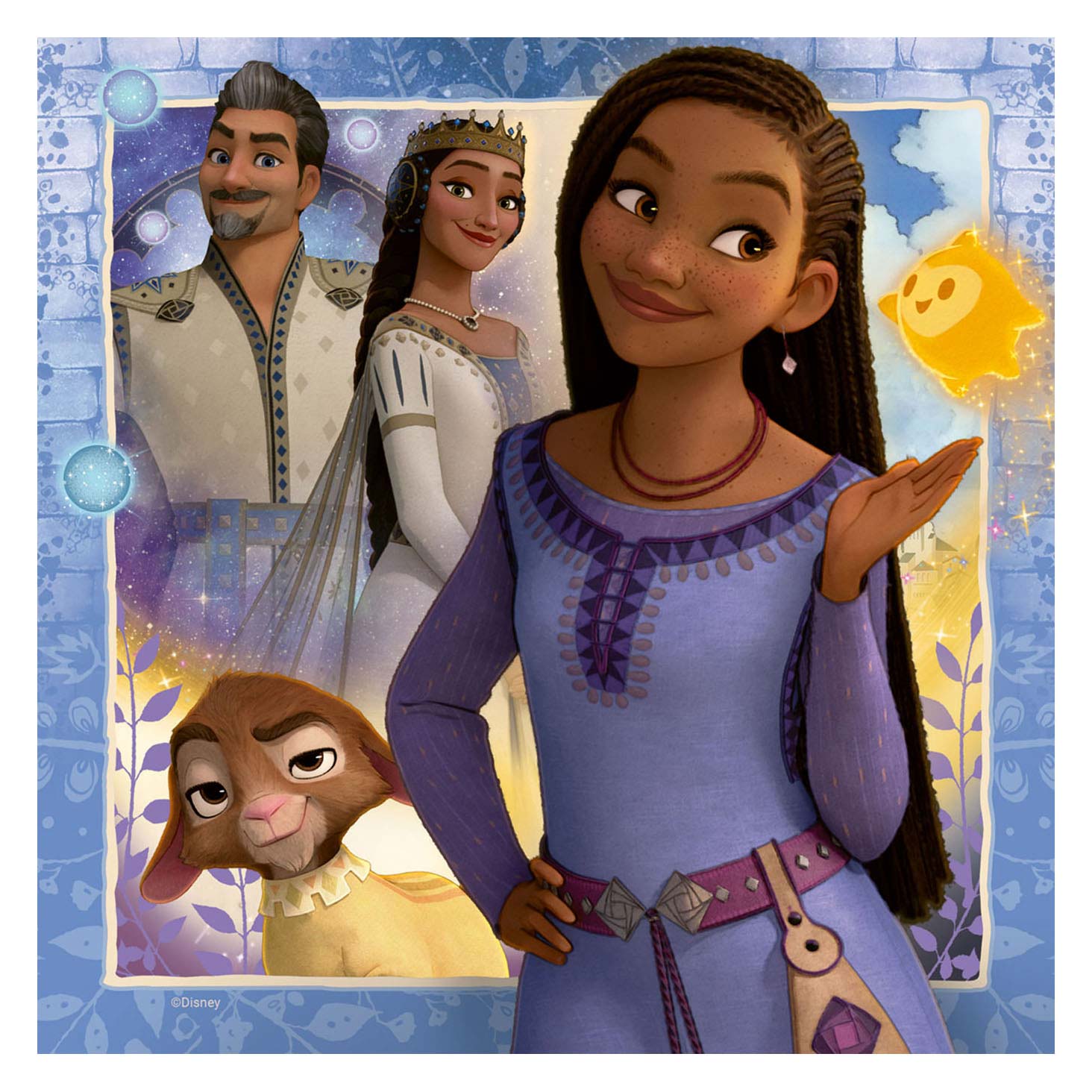 Ravensburger puzzel disney wish - legpuzzel - 3x49 stukjes