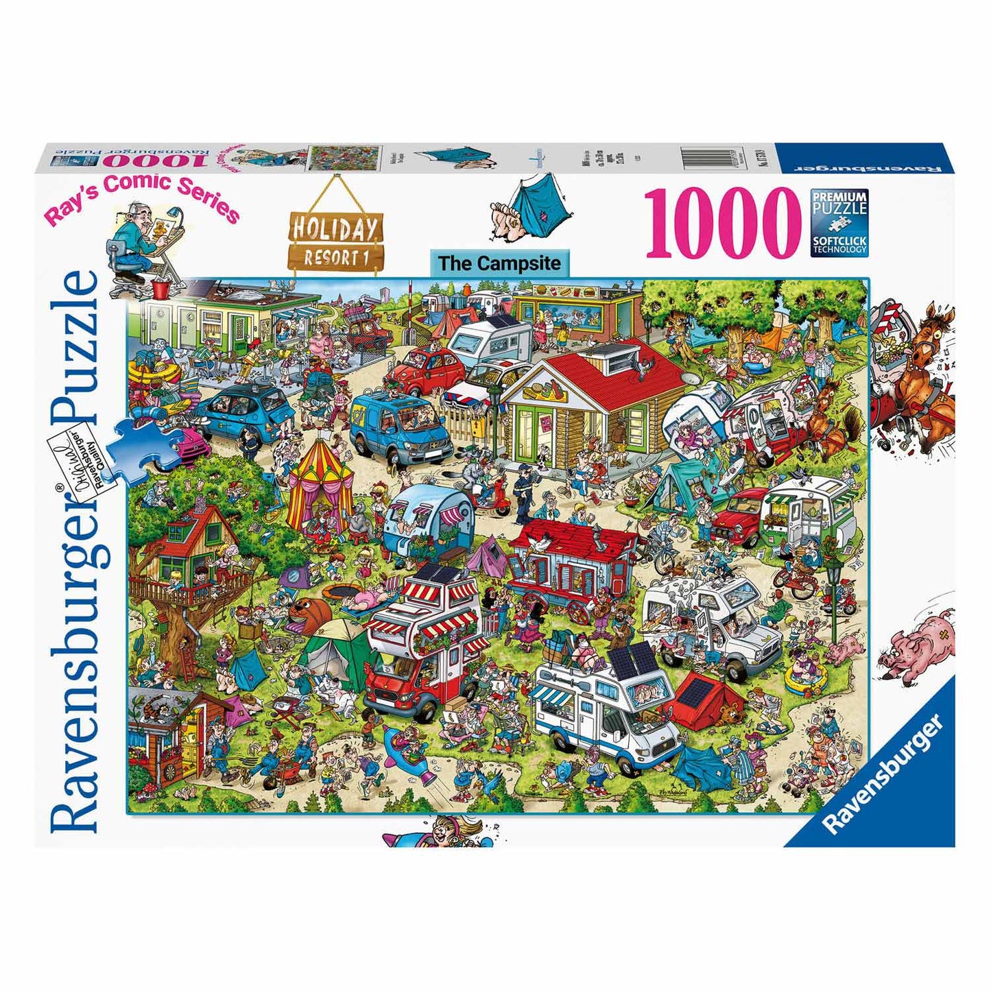 Ravensburger Holiday Resort 2 The Campsite Legpuzzel, 1000st.