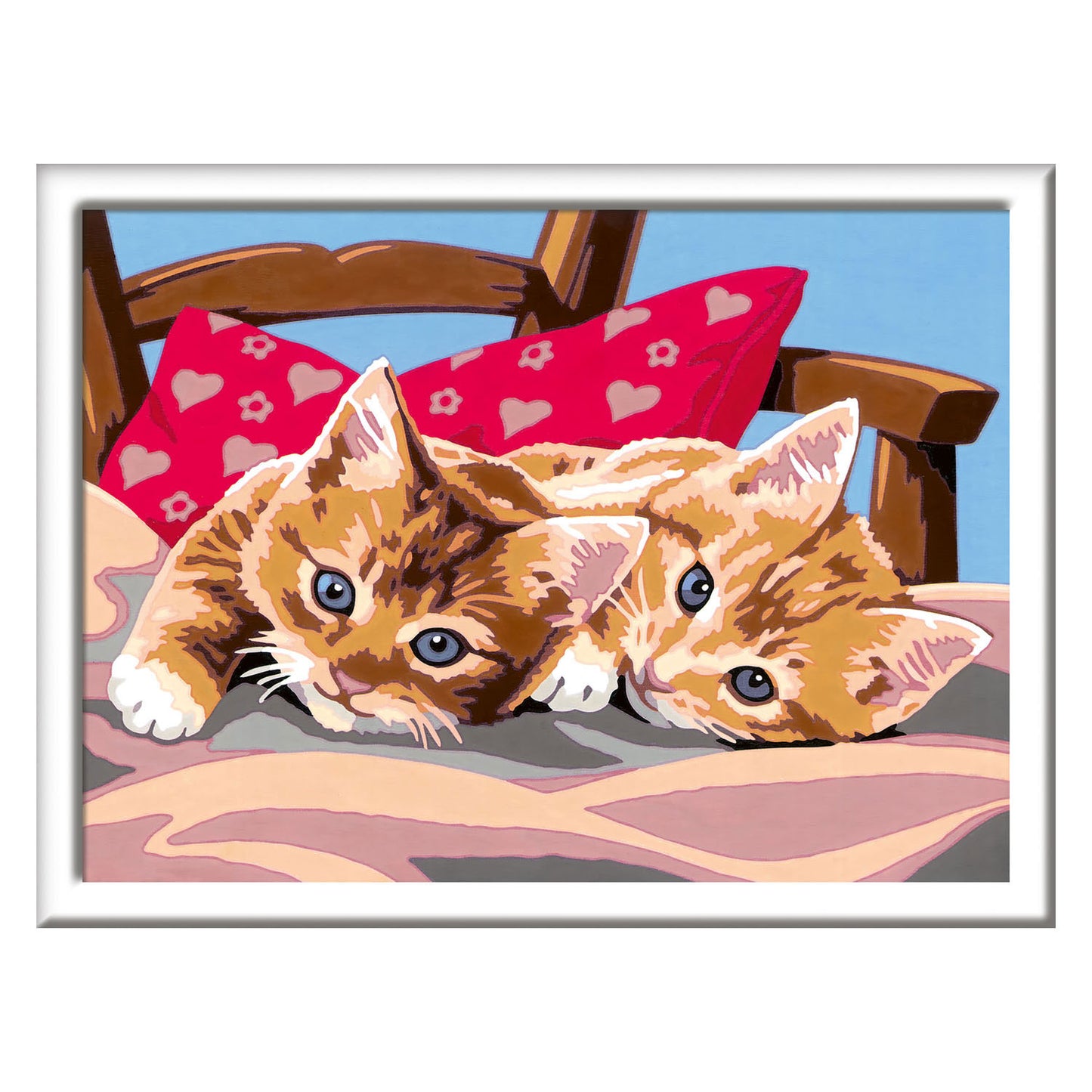 Ravensburger creart two cuddly cats - schilderen op nummer voor kinderen