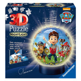 Ravensburger 3d puzzel paw patrol nachtlamp, 72st. - afbeelding 1