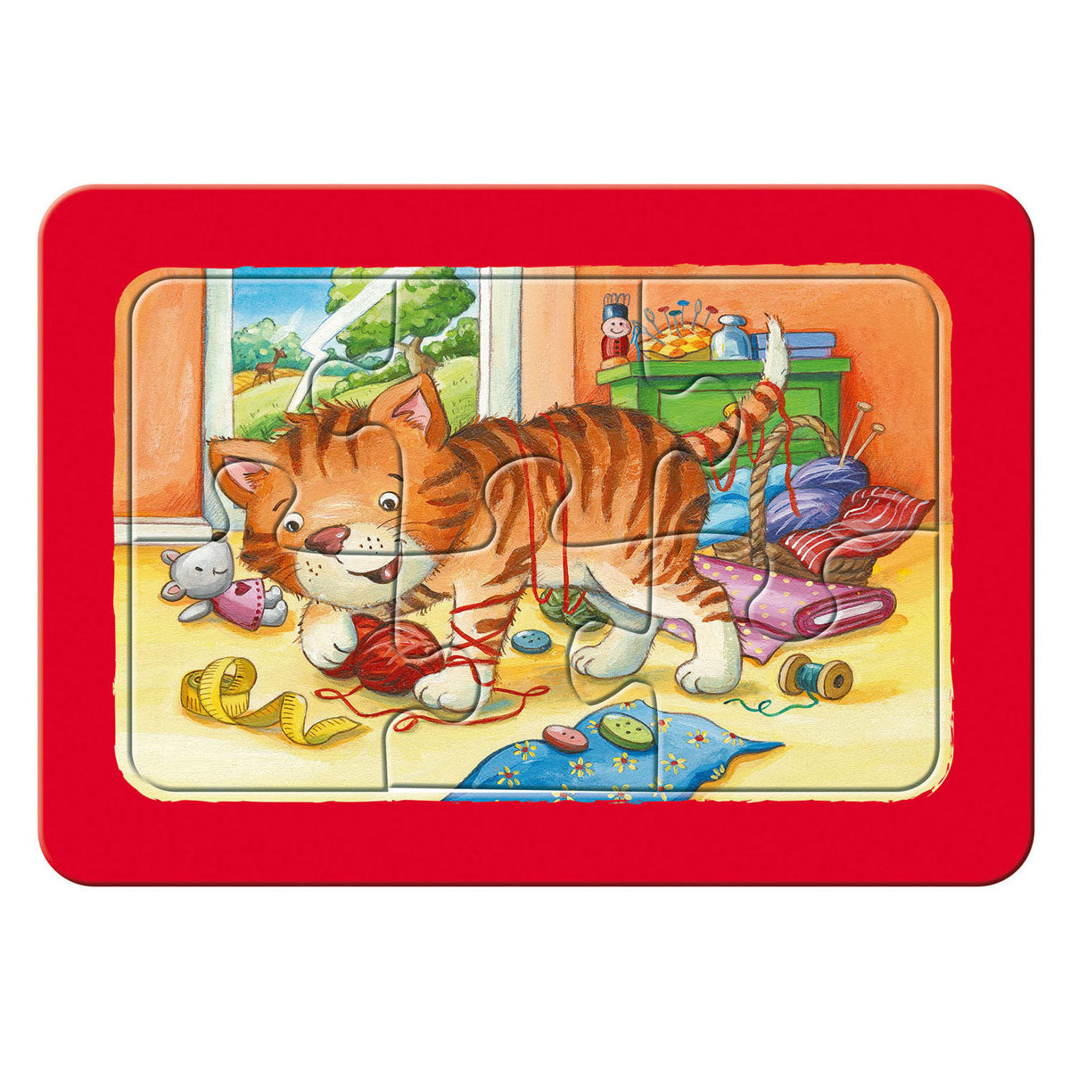 Ravensburger mijn dierenvriendjes - my first puzzels - 3x6 stukjes - kinderpuzzel