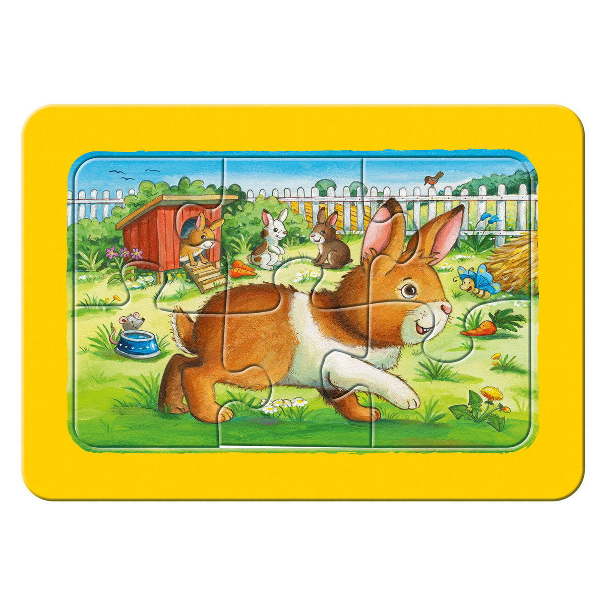 Ravensburger mijn dierenvriendjes - my first puzzels - 3x6 stukjes - kinderpuzzel