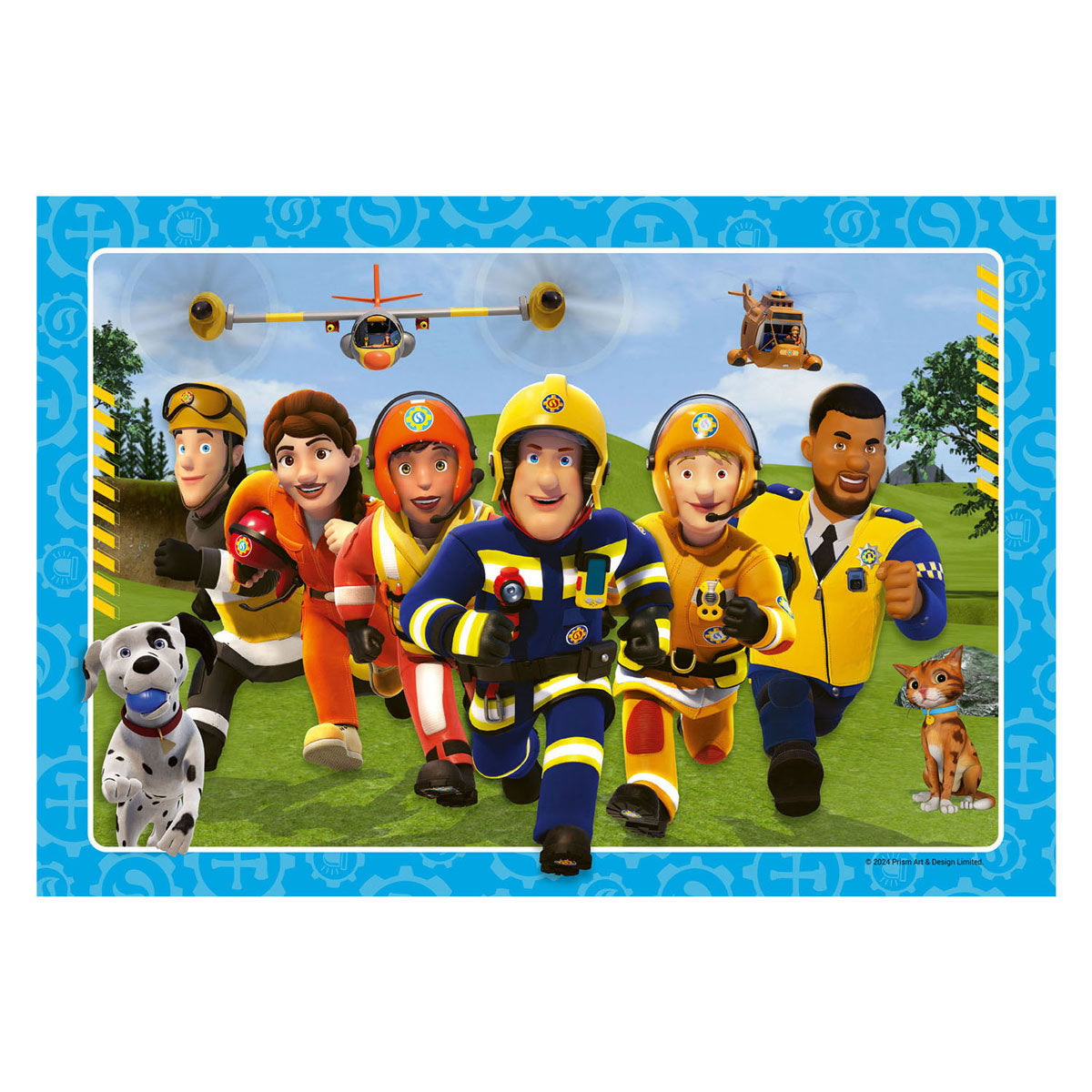 Ravensburger Legpuzzel Brandweerman Sam, 2x12st.