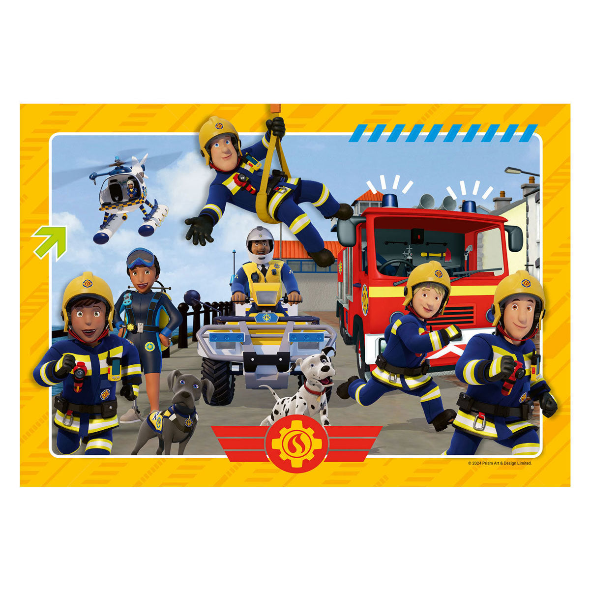 Ravensburger Legpuzzel Brandweerman Sam, 2x12st.