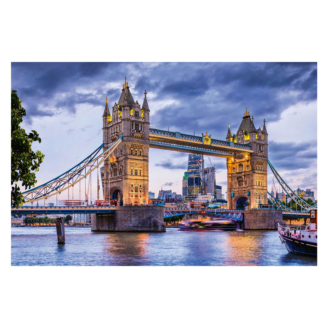 Ravensburger puzzel london, schitterende stad - legpuzzel - 3000 stukjes