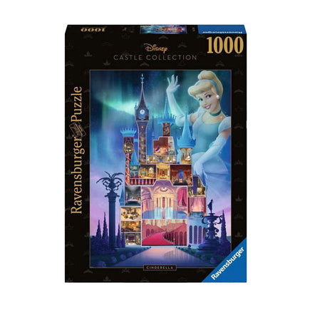 Ravensburger legpuzzel disney castles cinderella, 1000st.