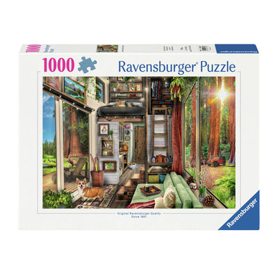 Ravensburger legpuzzel tiny house in redwood forest, 1000st.