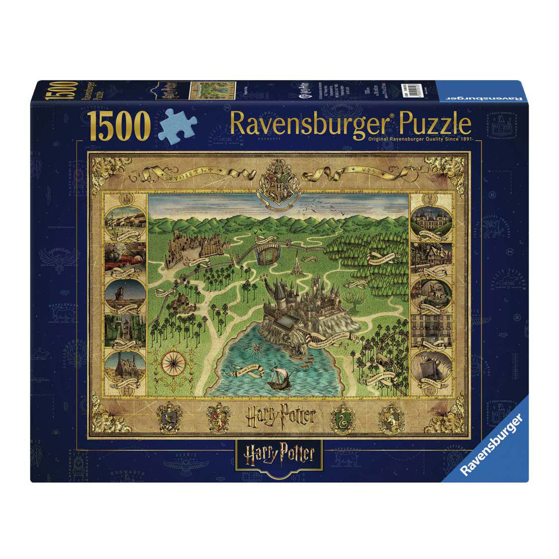 Ravensburger Legpuzzel Harry Potter De Kaart van Zweinstein, 1500st.