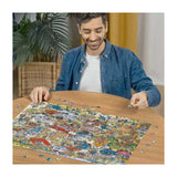 Ravensburger puzzel holiday resort 1 - camping cartoon legpuzzel 1000 stukjes. - afbeelding 4