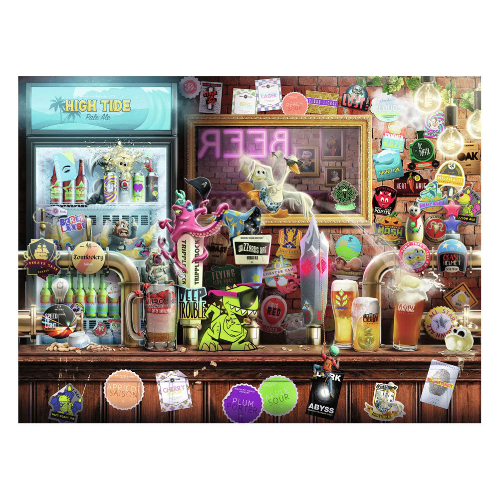 Ravensburger legpuzzel ambachtelijke bieren 1500 stukjes puzzel volwassenen.
