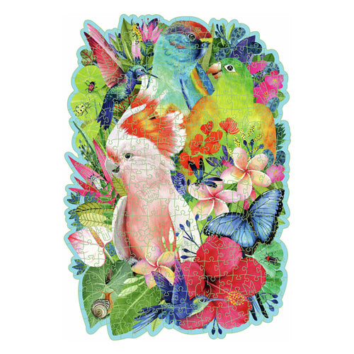Ravensburger houten puzzel beautiful birds - legpuzzel - 300 stukjes