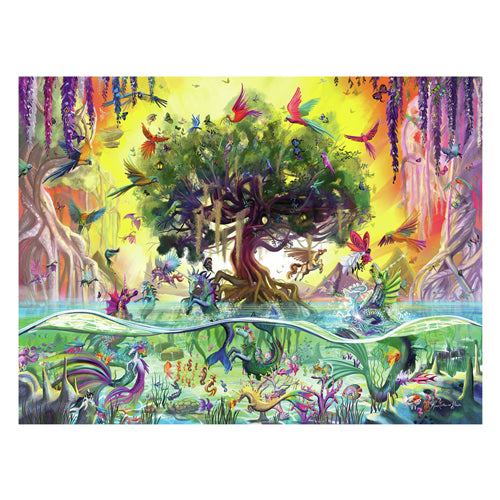 Ravensburger legpuzzel das einhorn aus dem see u. s. freunde, 1500st.