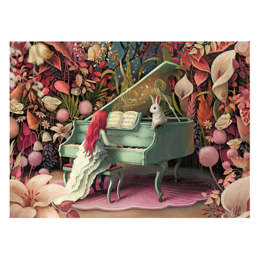 Ravensburger puzzel rabbit recital - legpuzzel - 500 stukjes