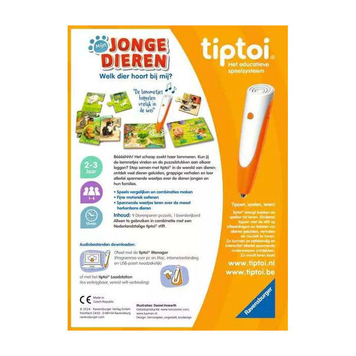 Ravensburger tiptoi® spel mijn jonge dieren