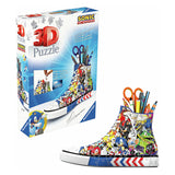 Ravensburger 3d puzzel pennenbak sonic the hedgehog sneaker 108 stukjes. - afbeelding 3