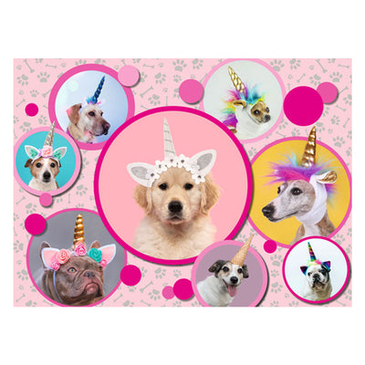 Ravensburger legpuzzel xxl schattige eenhoorn-honden, 300st.