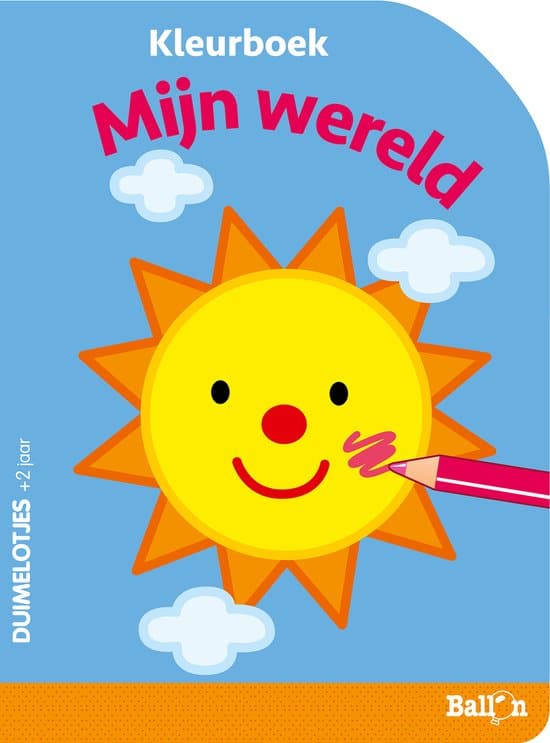 De ballon duimelotjes mijn wereld kleurboek