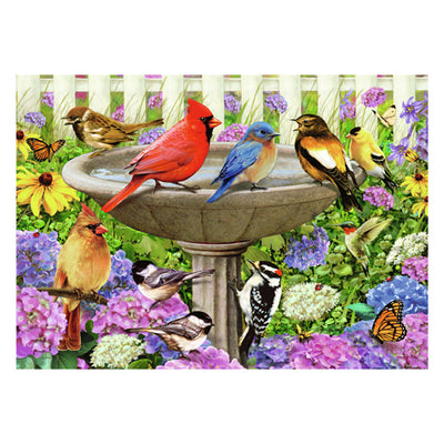 Ravensburger legpuzzel bij het vogelbadje, 500st.