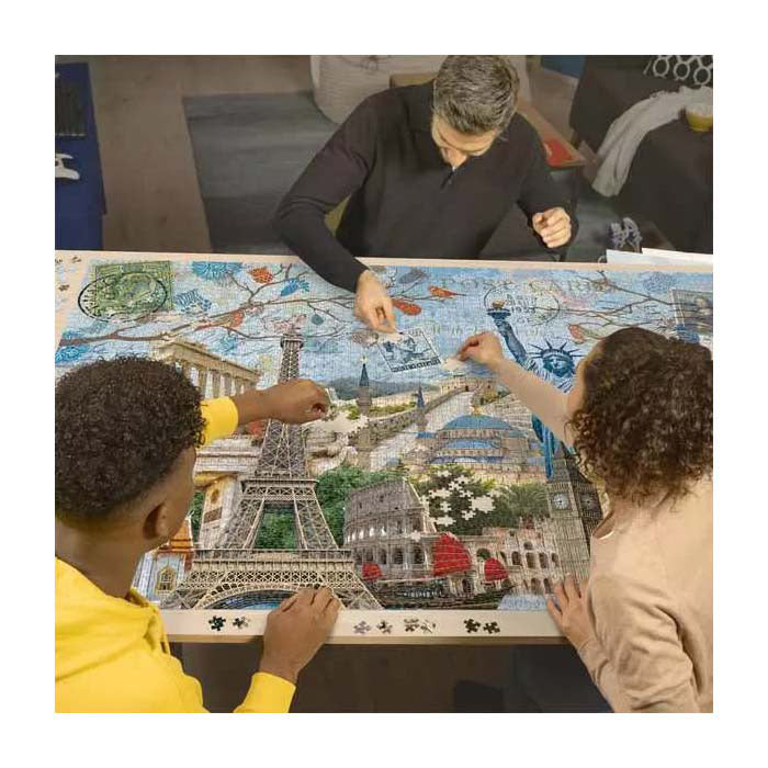 Ravensburger legpuzzel big city collage, 5000st.