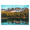 Ravensburger puzzel italian landscapes: lago di carezza - legpuzzel - 1000 stukjes