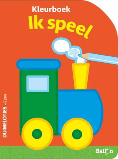 De ballon duimelotjes ik speel kleurboek